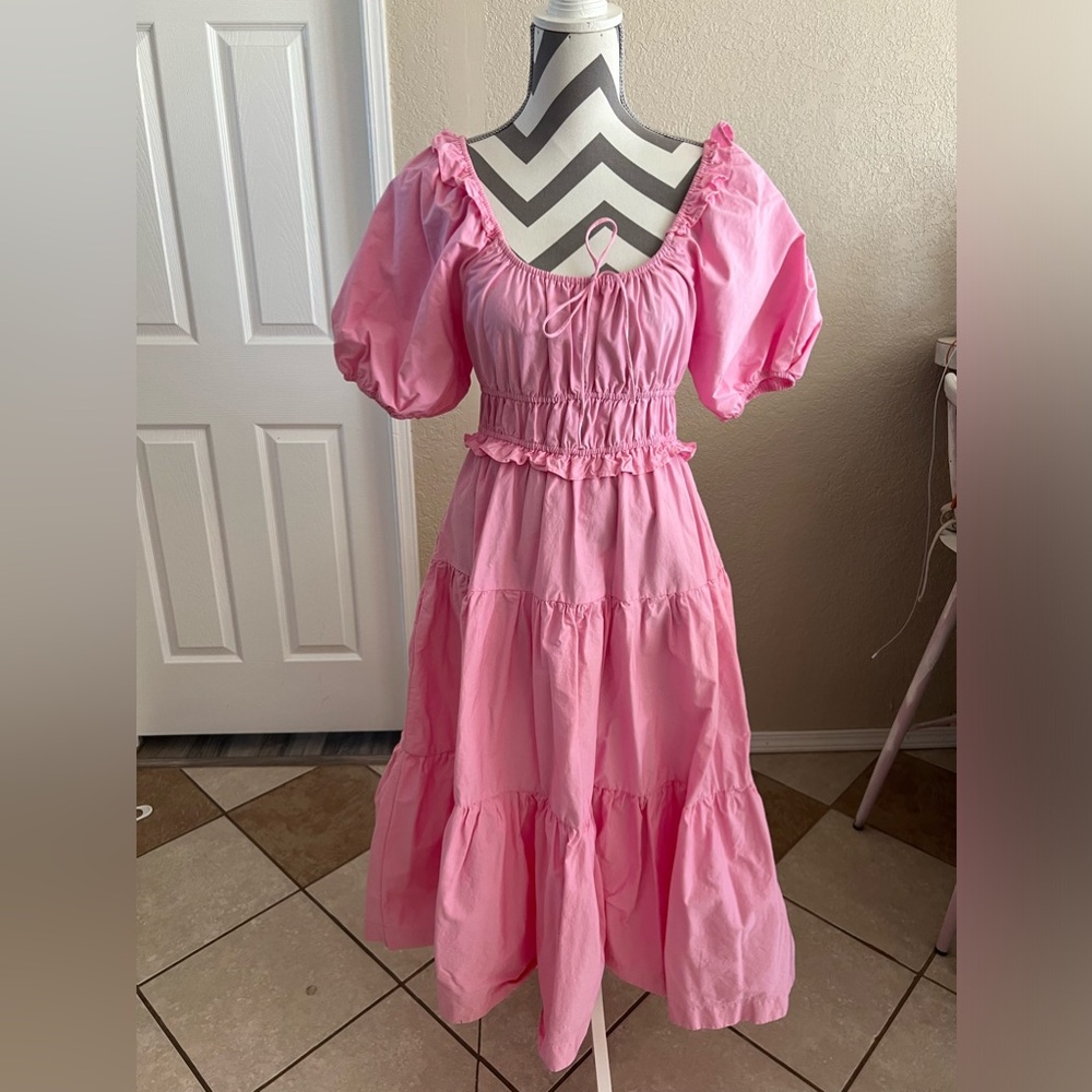 Barbie Pink Ruffle Dress